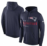 Men's New England Patriots Nike Super Bowl LI Bound Team Travel Circuit Performance Pullover Hoodie Navy FengYun,baseball caps,new era cap wholesale,wholesale hats